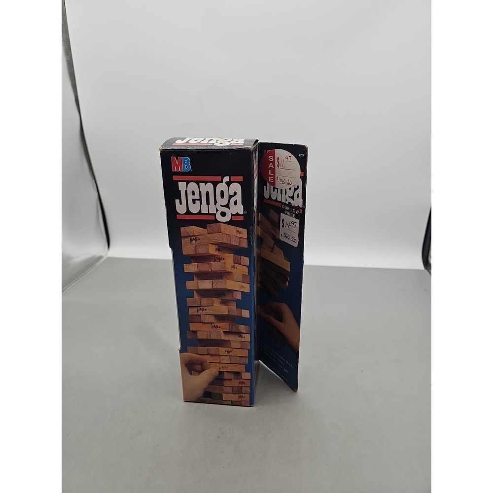 1986 Jenga Game In Original Box - Vintage Jenga Family Game - Game Night Toy 😍